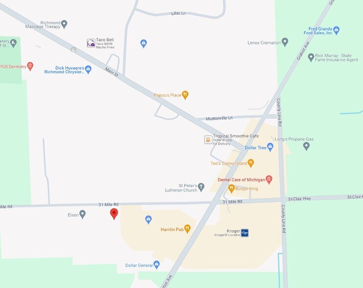 More Photos Of 37270-37284 31 Mile Rd, Richmond Storefront For Lease