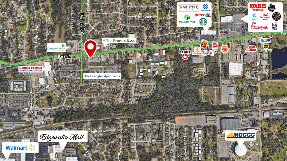 More Photos Of 2585 Pass Rd, Biloxi Freestanding For Sale