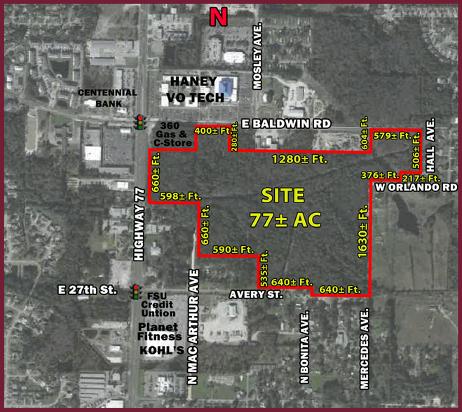 Primary Photo Of 000 Baldwin E rd, Panama City Land For Sale