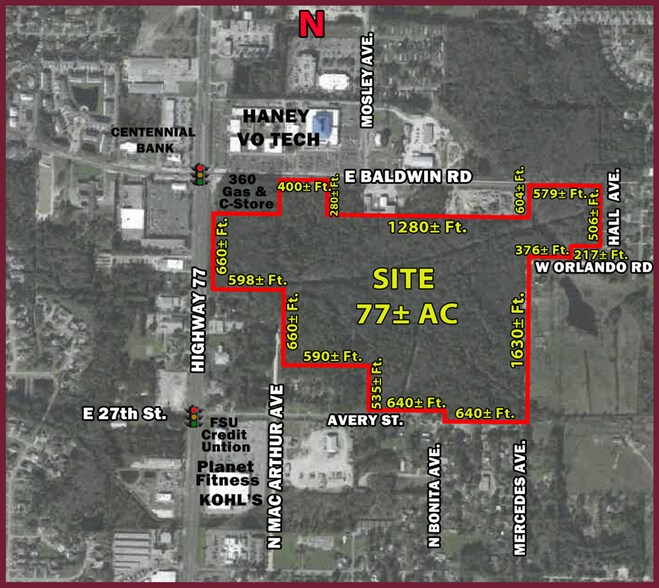Primary Photo Of 000 Hwy 77 & E Baldwin Rd, Panama City Land For Sale
