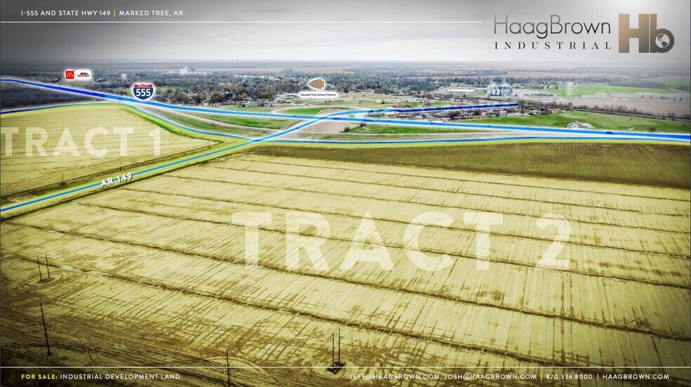 More Photos Of Corners of I-555 and Highway 149, Marked Tree Land For Sale