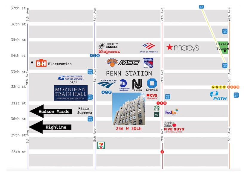 More Photos Of 236 W 30th St, New York Office For Lease