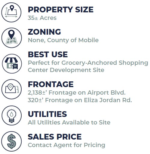More Photos Of Airport @ Eliza Jordan Rd, Mobile Land For Sale