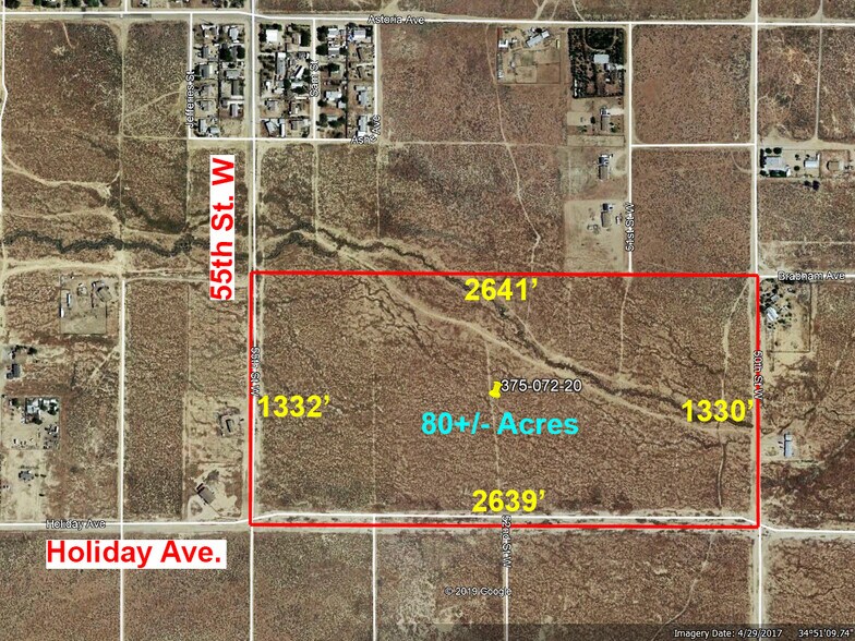 More Photos Of Holiday Ave And 50-55 St West, Rosamond Land For Sale