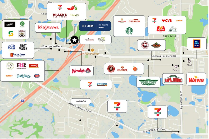 More Photos Of 8184 Laura Ln, Davenport Restaurant For Sale