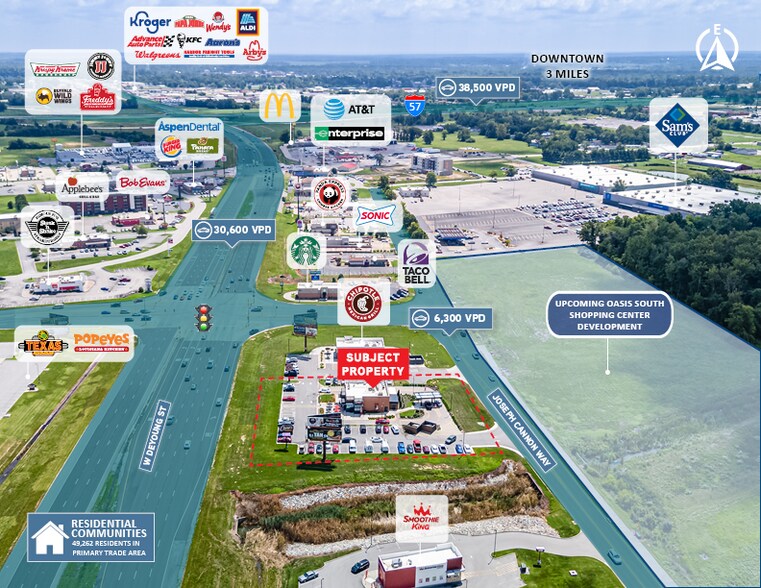 More Photos Of 2806 Joseph Cannon Way, Marion Fast Food For Sale
