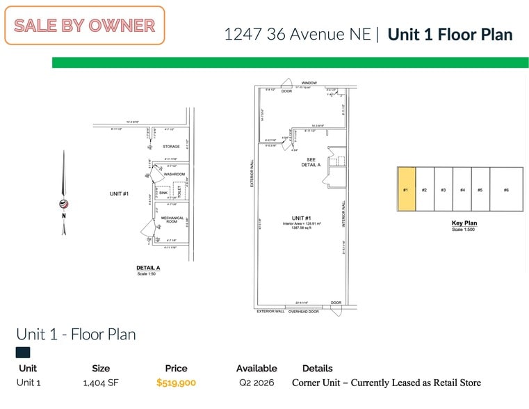 More Photos Of 1247 36th Ave NE, Calgary Warehouse For Sale