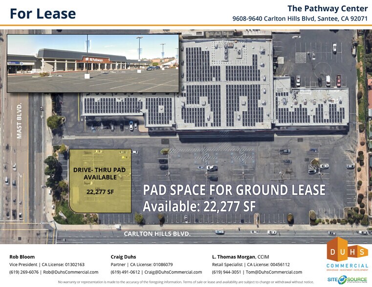 Primary Photo Of 9608 Carlton Hills Blvd, Santee Land For Lease