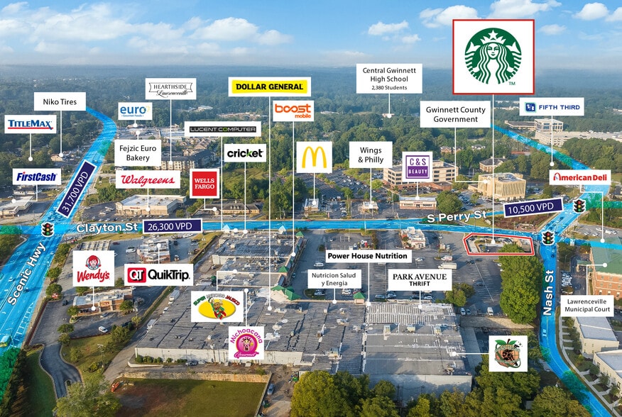 More Photos Of 92 S Clayton St, Lawrenceville Fast Food For Sale