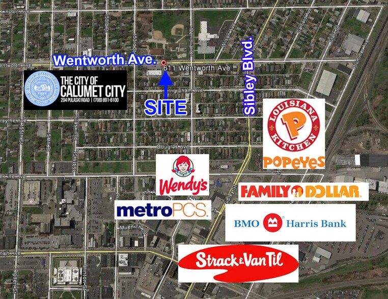 More Photos Of 611-625 Wentworth Ave, Calumet City General Retail For Sale