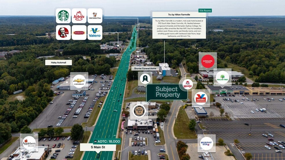 More Photos Of 1809 S Main St, Farmville Fast Food For Sale