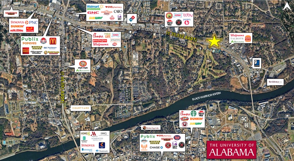 More Photos Of 1635 McFarland Blvd N, Tuscaloosa Office For Lease