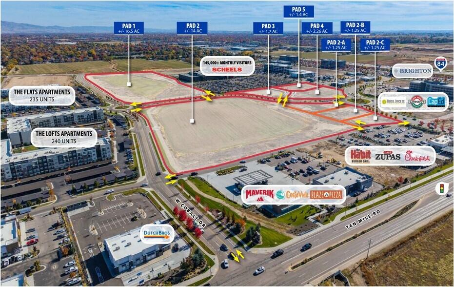 More Photos Of S Vanguard Way & S Wayfinder Ave, Meridian Land For Sale