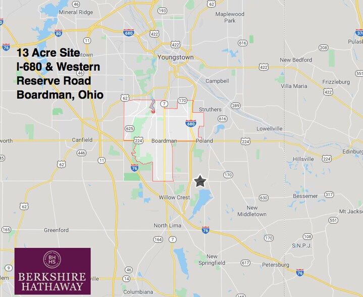 More Photos Of 1288 E Western Reserve Rd, Youngstown Land For Sale