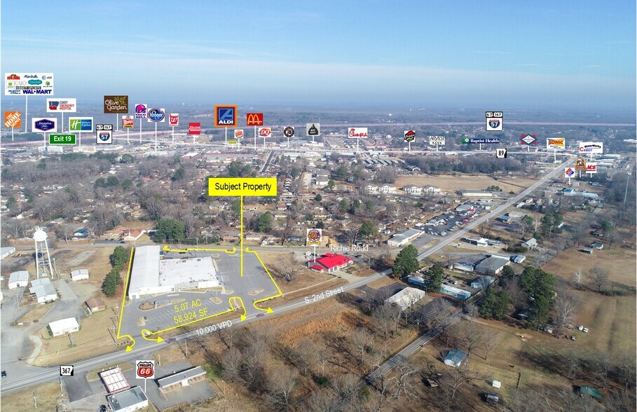 Primary Photo Of 1122 S 2nd St, Cabot Industrial For Sale