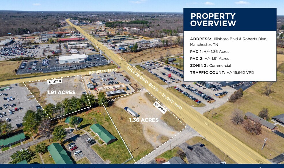 More Photos Of Hillsboro Blvd & Roberts Blvd Hwy, Manchester Land For Lease