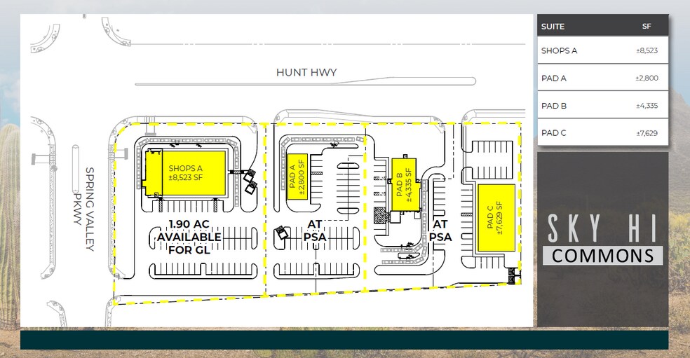 More Photos Of Hunt Highway @ Spring Valley Parkway, San Tan Valley Land For Lease