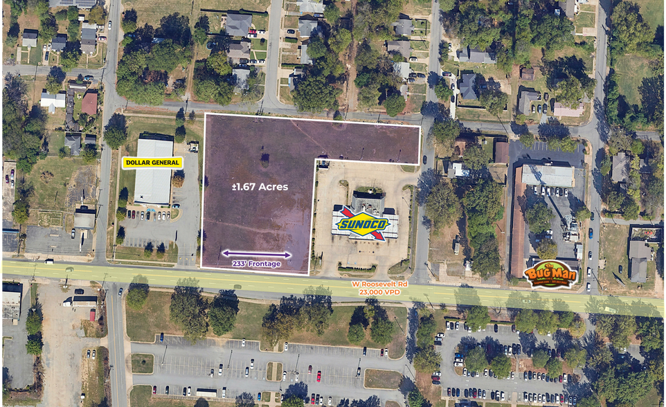 More Photos Of 3100-3124 W Roosevelt Rd, Little Rock Land For Sale