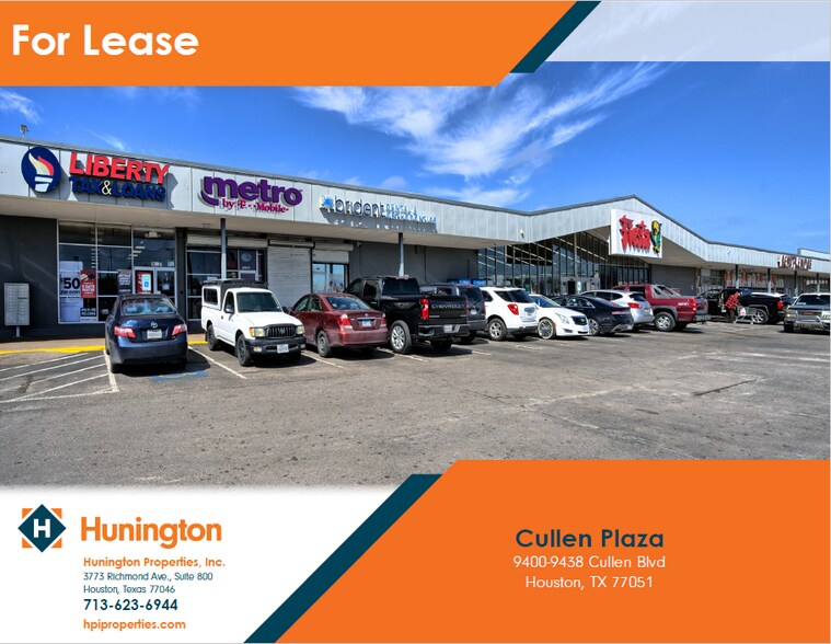 More Photos Of 9400-9450 Cullen Blvd, Houston Unknown For Lease