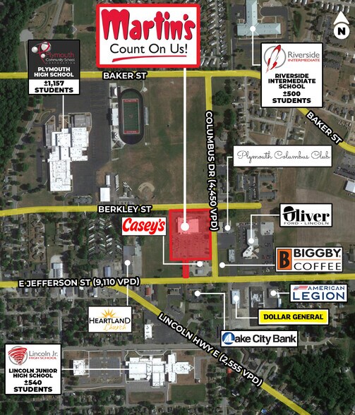 More Photos Of 865 E Jefferson St, Plymouth Supermarket For Sale