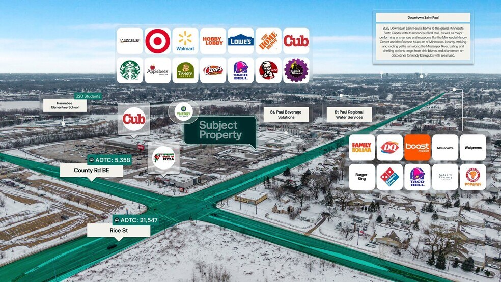 More Photos Of 2128 Rice St, Saint Paul General Retail For Sale