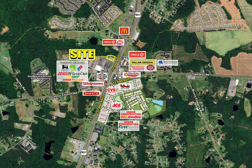 More Photos Of 2220 Jefferson Davis hwy, Sanford Land For Lease