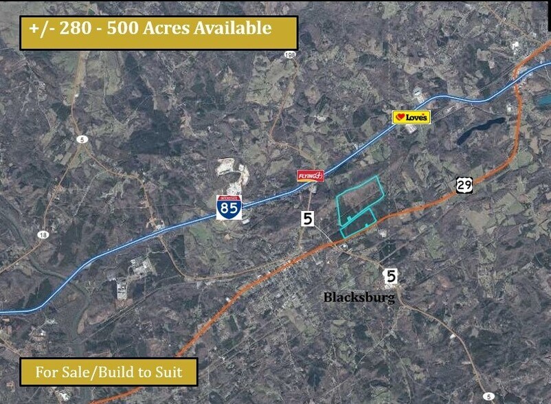 More Photos Of E Cherokee Street, Blacksburg Land For Lease