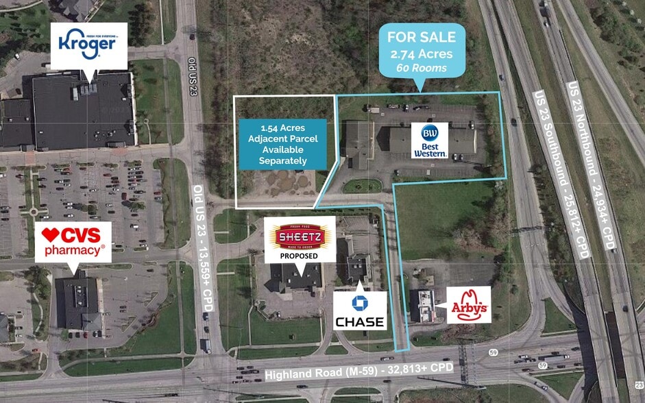 More Photos Of 10087 E Highland Rd, Hartland Hotel For Sale