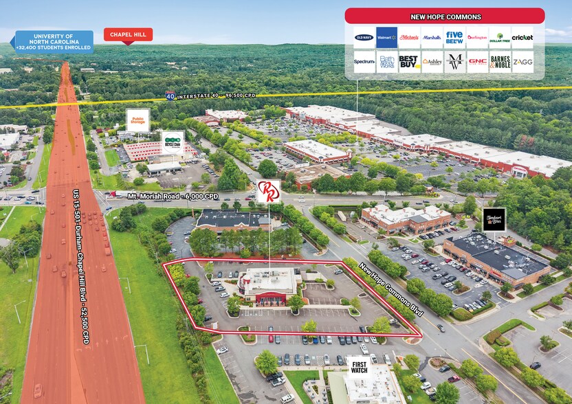 More Photos Of 5313 New Hope Commons Boulevard Ext, Durham General Retail For Sale