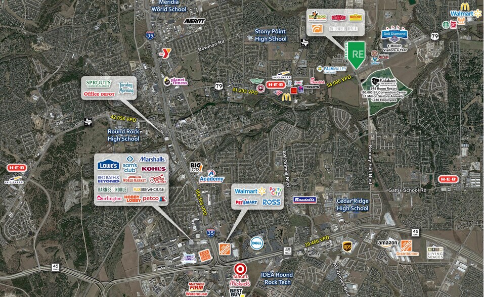 More Photos Of 2800 Palm Valley, Round Rock Storefront For Lease