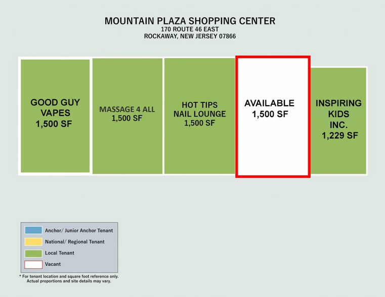 More Photos Of 170 Route 46, Rockaway General Retail For Lease