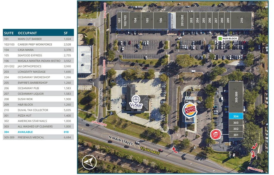 More Photos Of 12961 N Main St, Jacksonville Unknown For Lease