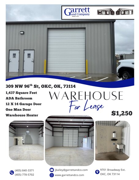 Primary Photo Of 309 NW 96th St, Oklahoma City Warehouse For Lease