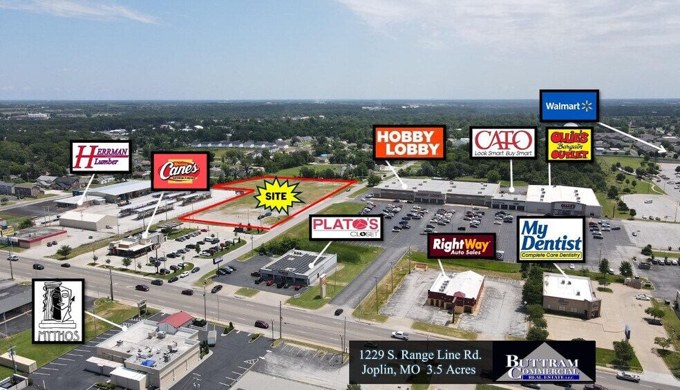 Primary Photo Of 1229 S Range Line Rd, Joplin Land For Sale