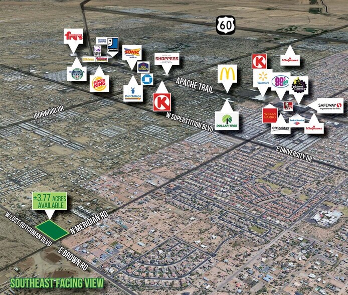 More Photos Of SEC Meridian & Lost Dutchman, Apache Junction Land For Sale