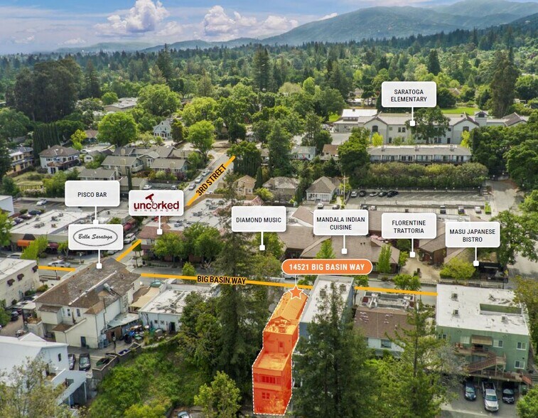 More Photos Of 14521 Big Basin Way, Saratoga General Retail For Lease