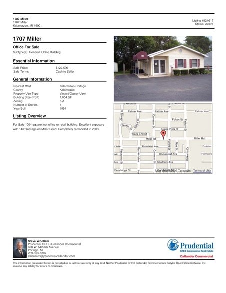 More Photos Of 1707 Miller Rd, Kalamazoo Office Residential For Sale