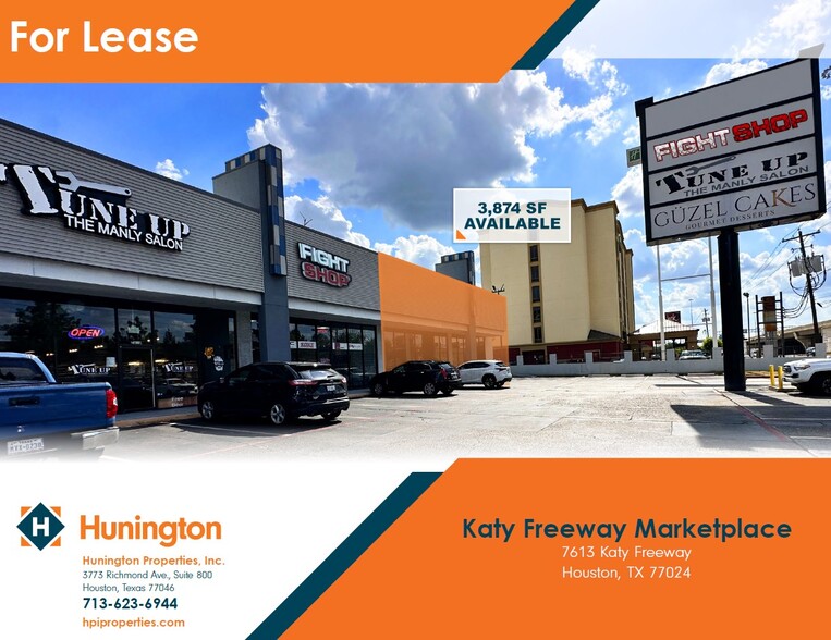 Primary Photo Of 7613 Katy Fwy, Houston Storefront For Lease