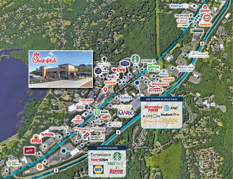 More Photos Of 801 Bridgeport Ave, Shelton Unknown For Lease