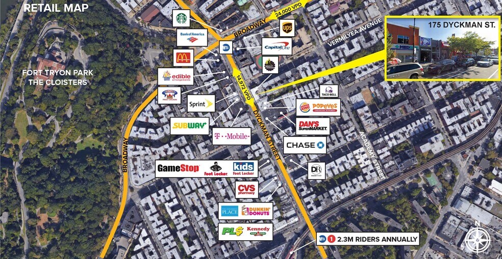 More Photos Of 175 Dyckman St, New York Storefront For Lease