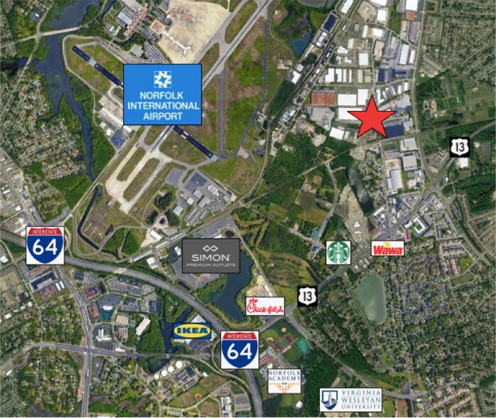 More Photos Of 1381-1397 Baker Rd, Virginia Beach Light Distribution For Lease