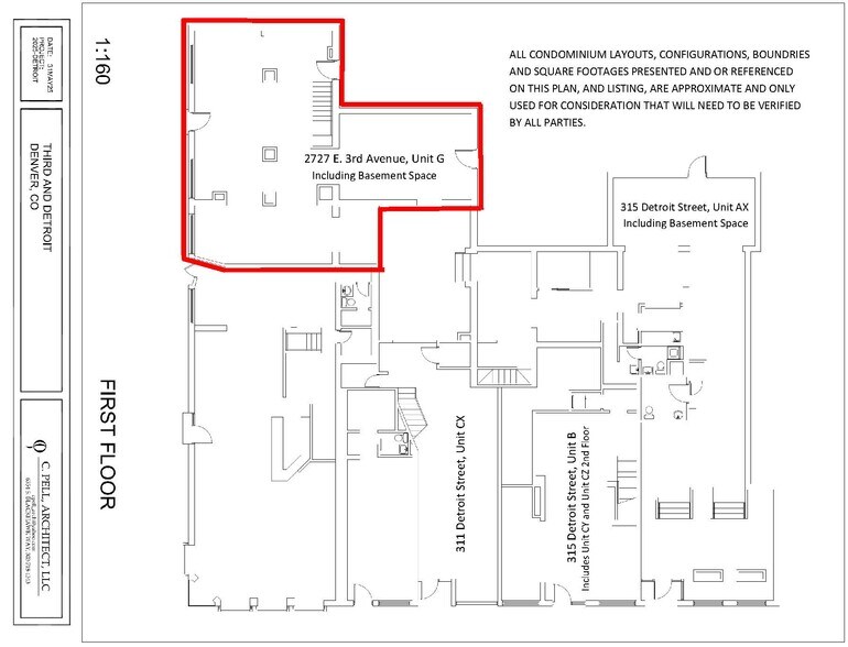 More Photos Of 2727 E 3rd Ave, Denver Storefront Retail Residential For Sale