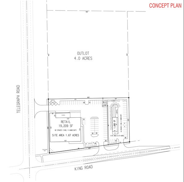 More Photos Of 20999 Telegraph Rd, Brownstown Land For Sale