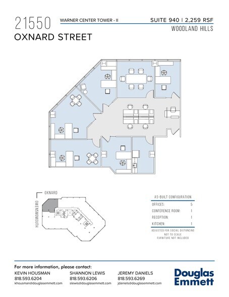 More Photos Of 21550 Oxnard St, Woodland Hills Office For Lease