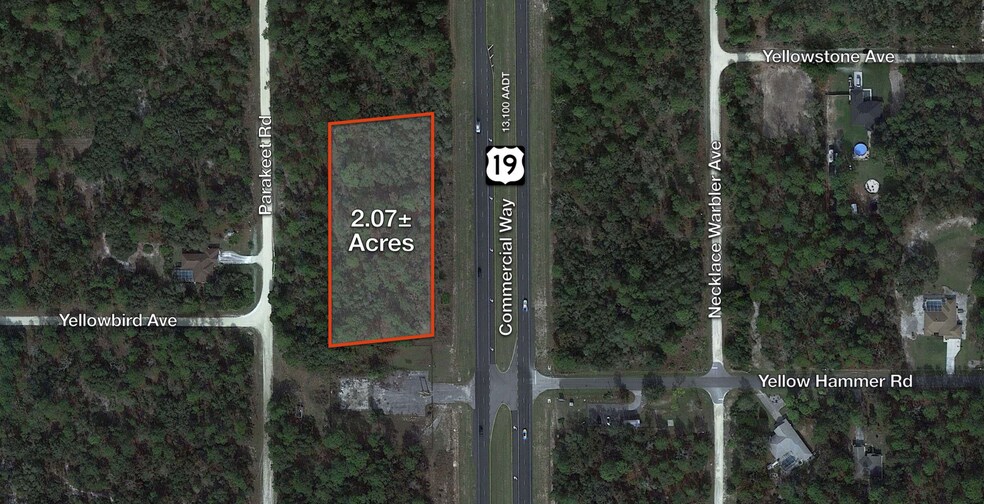 Primary Photo Of 18100 Commercial way, Weeki Wachee Land For Sale