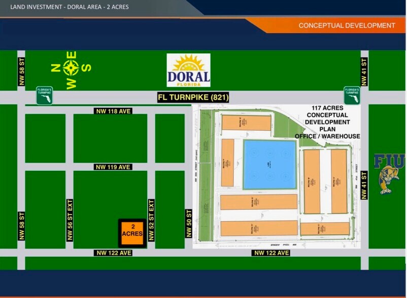 More Photos Of NW 122 Avenue & 52 Street Ext, Miami Land For Sale