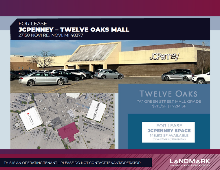 Primary Photo Of 27150 Novi Rd, Novi Department Store For Lease