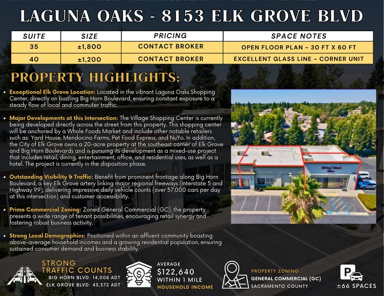 More Photos Of 8153 Elk Grove Blvd, Elk Grove Storefront Retail Office For Lease