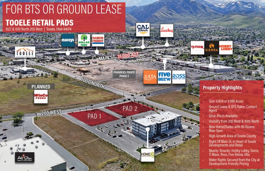 Primary Photo Of 1027-1061 N 200 W, Tooele Land For Lease