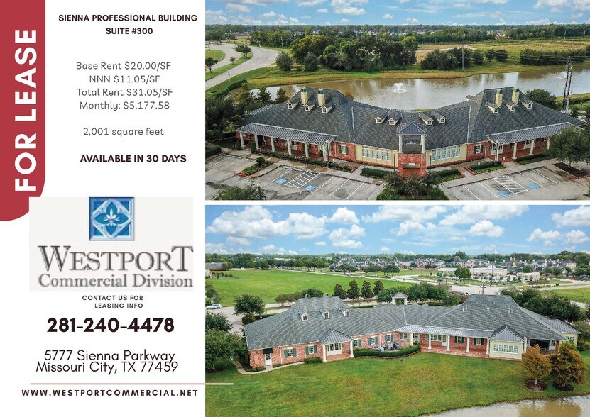 Primary Photo Of 5777 Sienna Pky, Missouri City Office For Lease